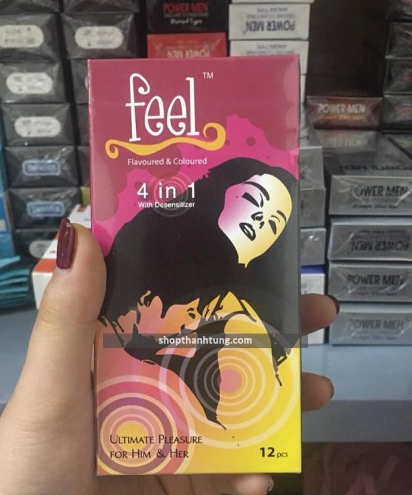 Bao Cao Su Feel 4 In 1 – Gan Gai Keo Dai Thoi Gian 2