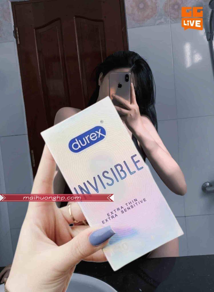 bao cao su Durex Invisible 1161